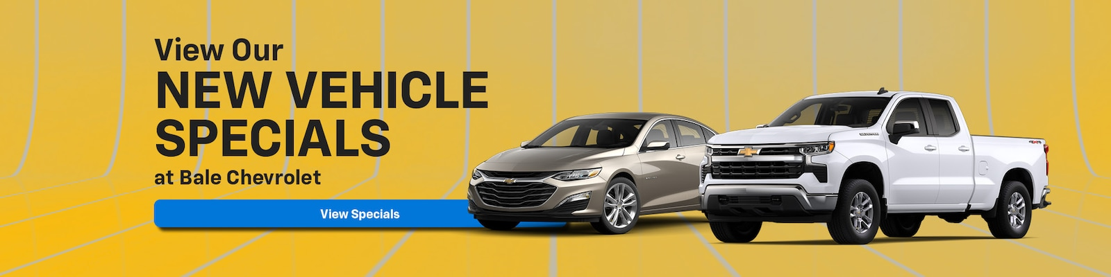 New vehicle specials at Bale Chevrolet in Little Rock AR