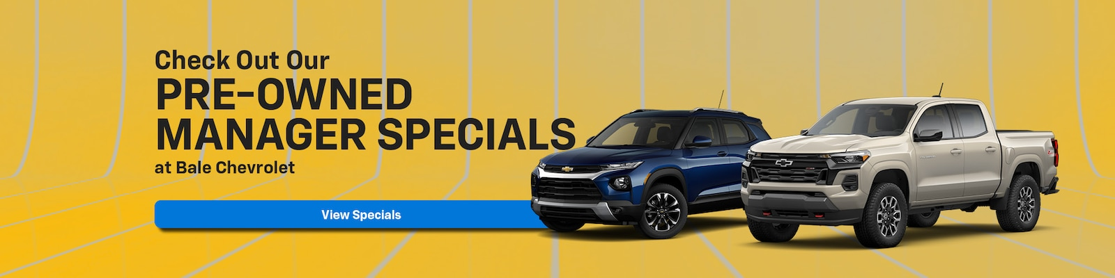 Pre-owned specials at Bale Chevrolet in Little Rock AR